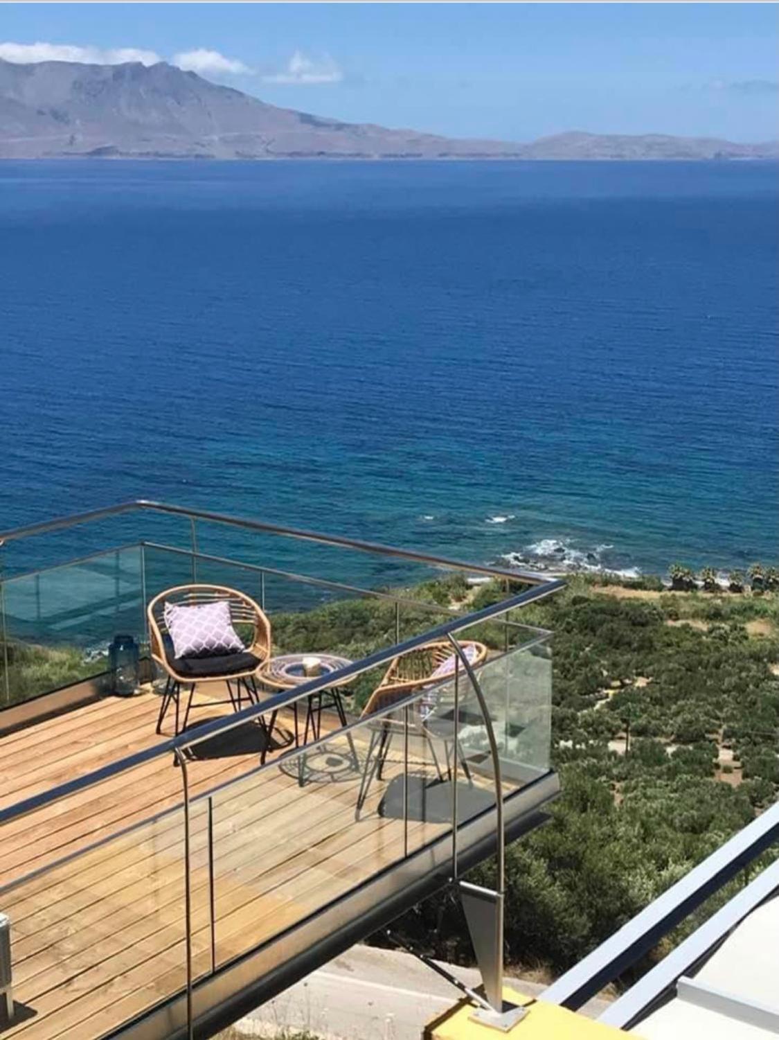 Beachfront Ravdoucha Epavlis Eleni Villa - Pool, Hot Tub, Gym, Sauna, Private Parking, Wifi Chania  Exterior foto